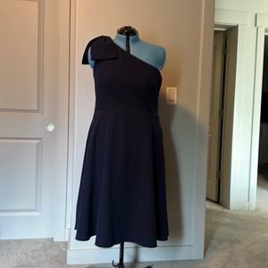 Navy blue Gal meets glam dress